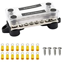 KKmoon 150 A BusBar Kit de Bloques de Terminale- Juego de Terminales de Barra Colectora- 2 Flas de Bus- Caja de Conexión…